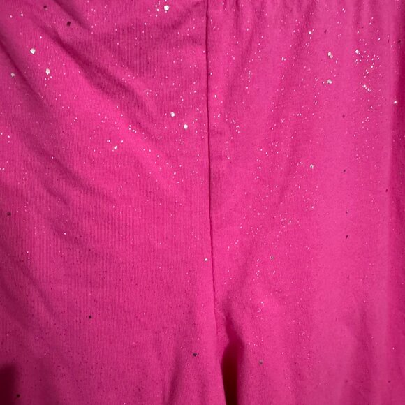 * ❤️NWT PINK LEGGINGS w/SILVER SPARKLE PLUS/PETITE - Picture 3 of 6